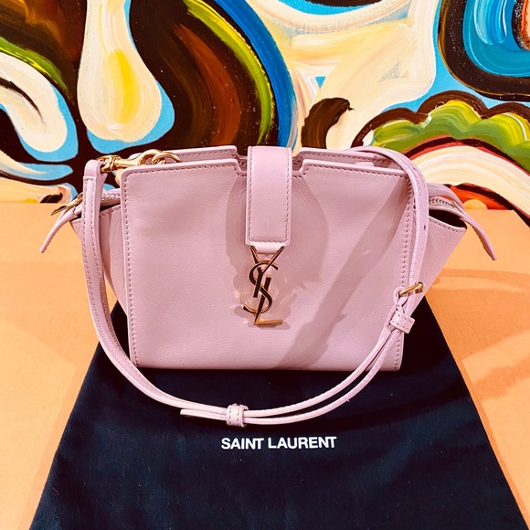Yves Saint Laurent Handbags - 🛑SOLD🛑 💖💖💖Authentic YSL Pink Calfskin Toy Cabas Bag
